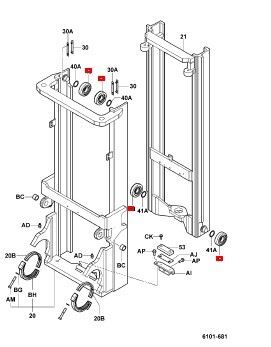 Rolamento Mastro - <p>Rolamento Mastro Toyota s/8</p><p>FD/FG 35-40</p><p> </p><p> </p>